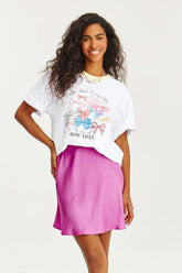 Orchid Affair mini skirt